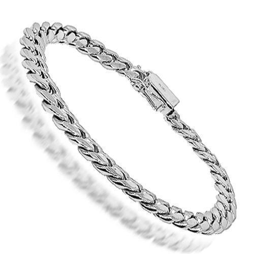 Sterling Silver Cuban Bracelet